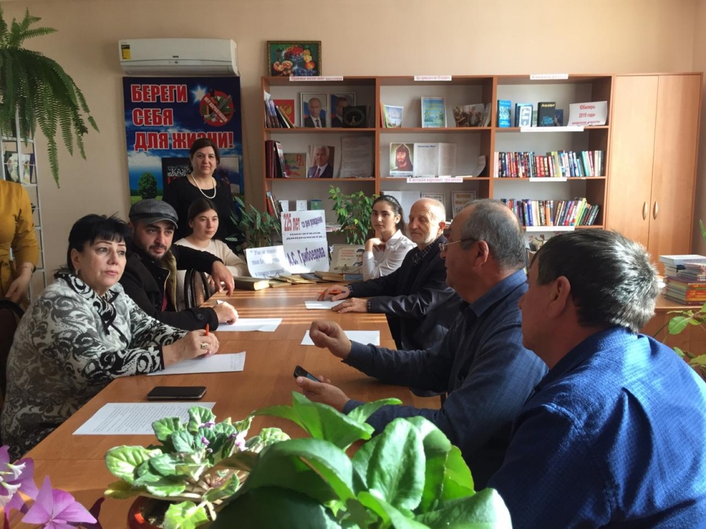 В учреждениях культуры и библиотечной  системы Хасавюртовского района прошли памятные мероприятия к 225 –летию Александра Сергеевича  Грибоедова