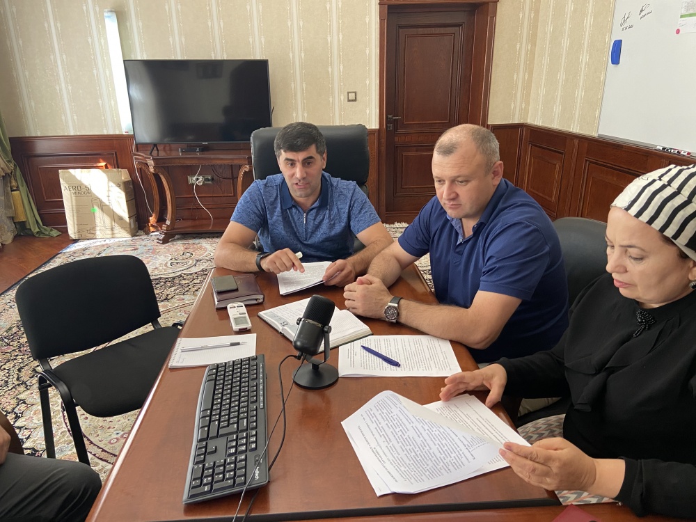 Совещание с руководителями образовательных учреждений Хасавюртовского района.
