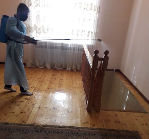 Главы сел организовали дезинфекцию не только придворовых территорий, но и жилые помещения граждан