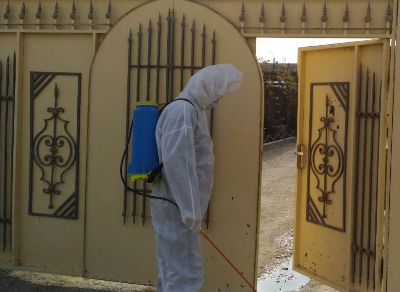 В поселениях Хасавюртовского района прошли очередные дезинфекционные мероприятия