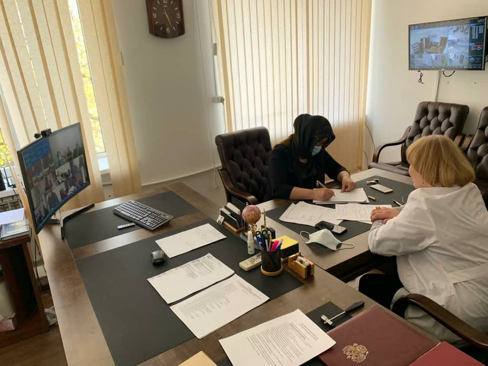 ВКС Минздравf РД по вопросу обеспечения специальных соцвыплат медицинским работникам,