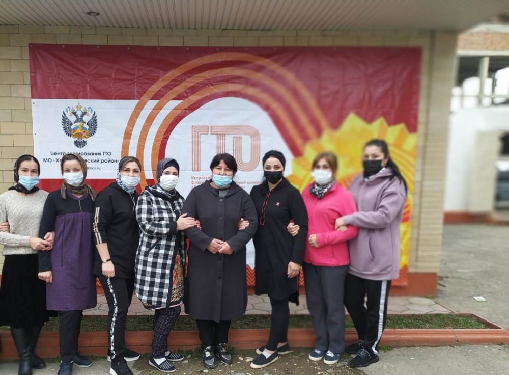 В Хасавюртовском районе  прошел  муниципальный этап  зимнего фестиваля ГТО  среди учителей сельских образовательных учреждений