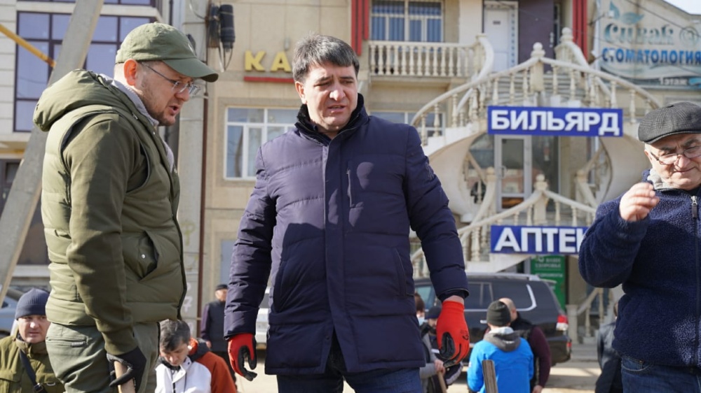 Хасавюртовский  район принял активное участие в масштабной санитарной очистке от мусора в г. Махачкала