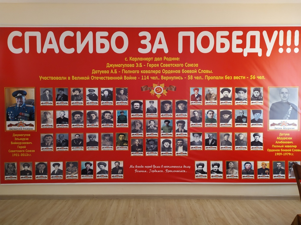 В школах Хасавюртовского района проходит Всероссийская акция «Помним своих героев» » посвященная Дню защитника Отечества