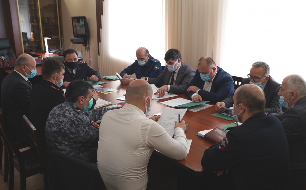 В Хасавюртовском районе состоялось заседании Антитеррористической комиссии
