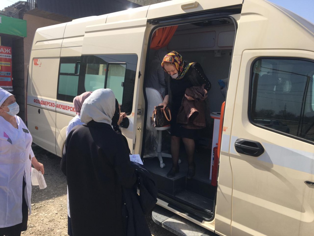 В Хасавюртовском районе активно проходит  вакцинация и на передвижных мобильных пунктах