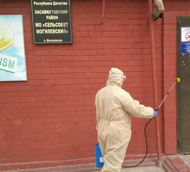 В населенных пунктах Хасавюртовского района  продолжаются   дезинфекционные и санитарные мероприятия