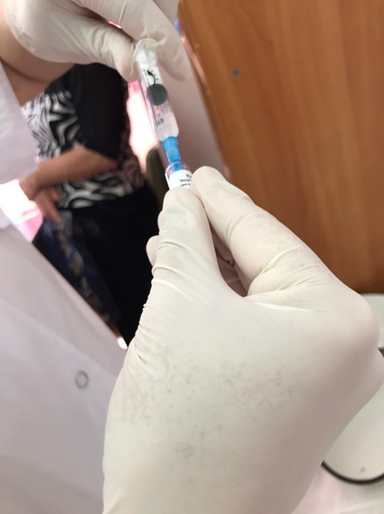 В Хасавюртовском районе продолжается вакцинация жителей.