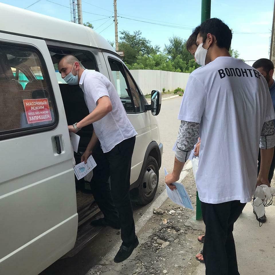 В Хасавюртовском районе волонтеры Общественного патруля провели очередные рейды по соблюдению требований ограничительных мер