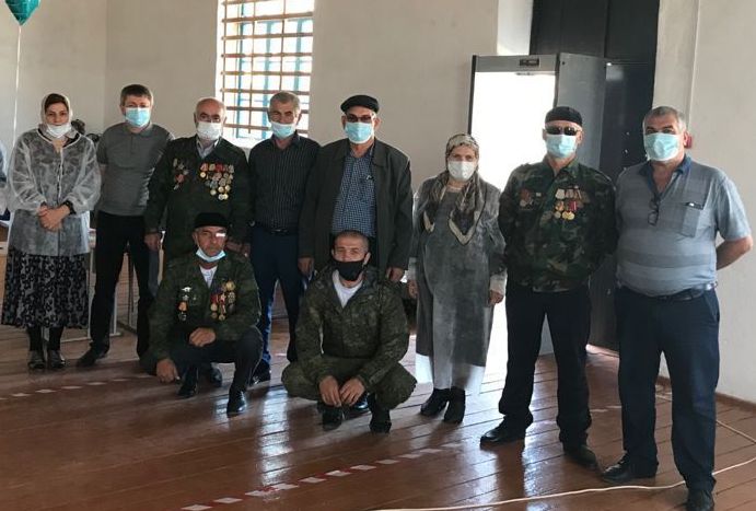 Ветераны афганской войны Хасавюртовского района в полном составе приняли участие в голосовании