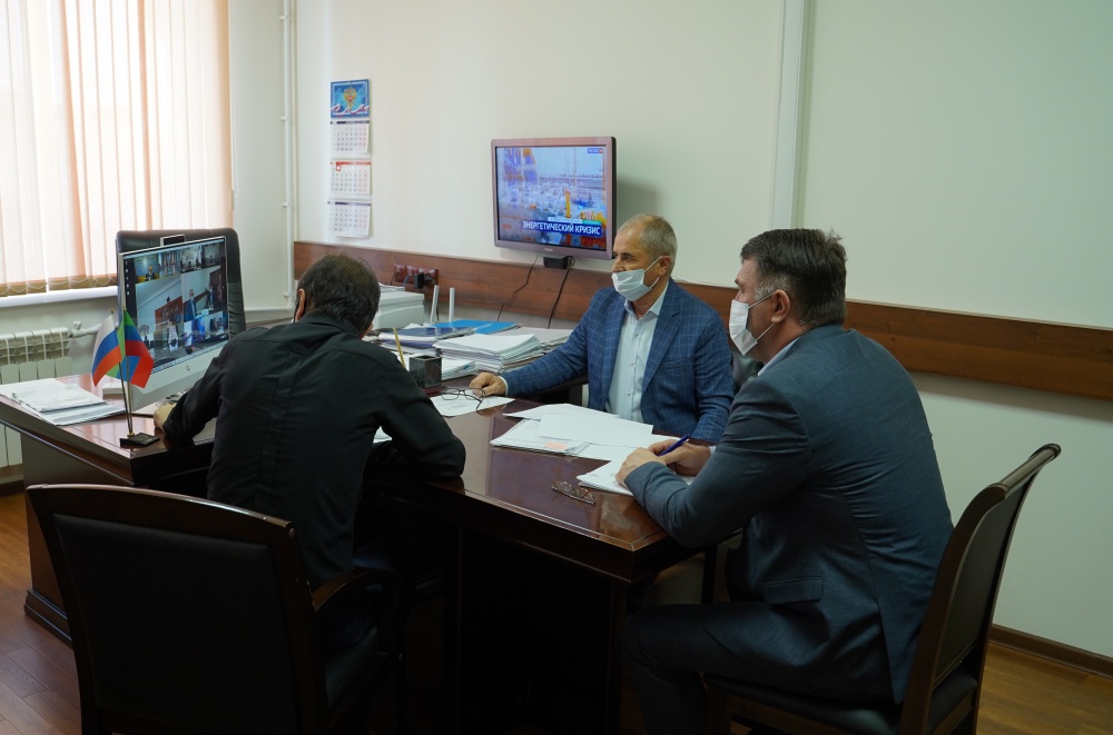 Администрация Хасавюртовского района приняла участие в работе совещания в режиме видеоконференцсвязи Министерства сельского хозяйства и продовольствия РД