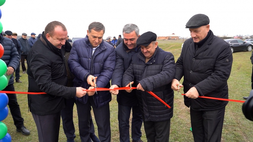 В Хасавюртовском районе торжественно открыли новый объект отвода газопровода ГРС