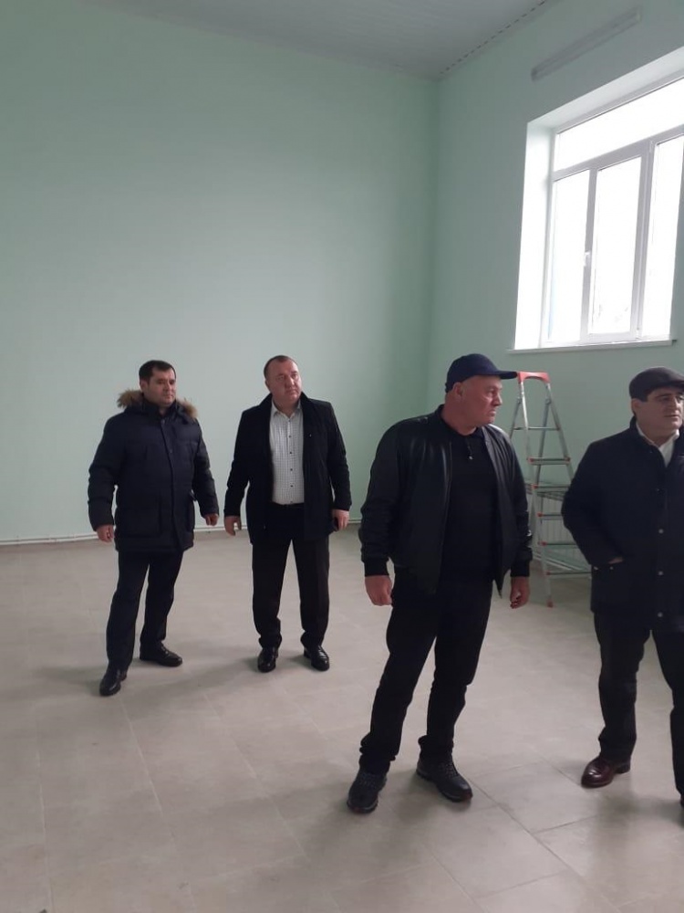 Власти Хасавюртовского района ознакомились с ходом строительства муниципального спасательного подразделения