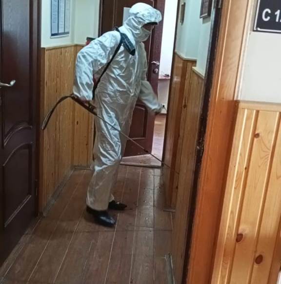 В населенных пунктах Хасавюртовского района продолжаются  дезинфекционные и санитарные мероприятия