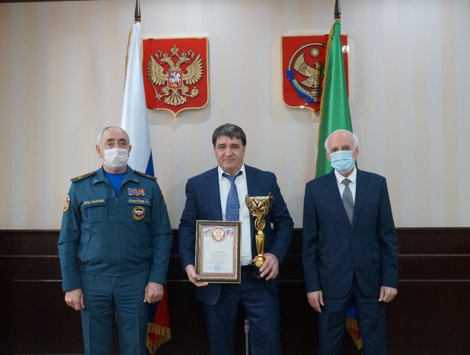 Администрация МР «Хасавюртовский район» признана лучшим органом местного самоуправления  в области обеспечения безопасности жизнедеятельности населения РД
