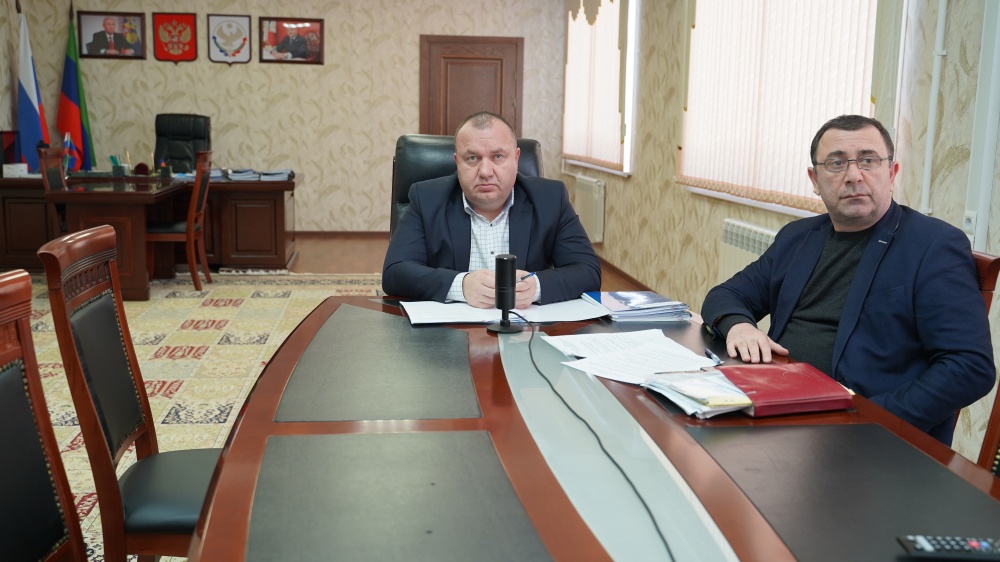 Администрация Хасавюртовского района приняла участие в работе совещания  в режиме видеоконференцсвязи под руководством Манвела Мажонца