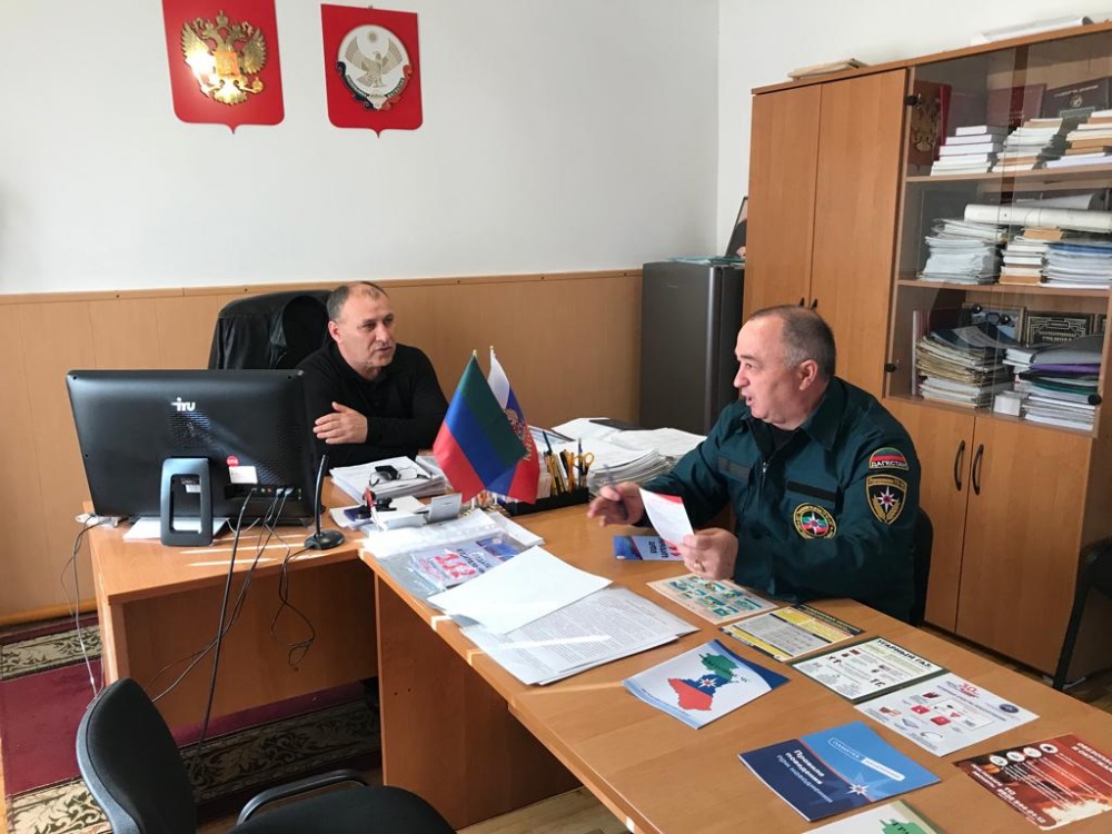 В поселениях Хасавюртовского района  продолжаются профилактические мероприятия в области гражданской обороны и защиты от ЧС