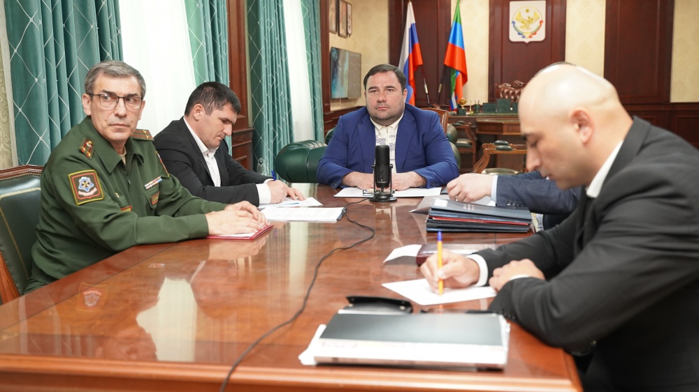 Глава  Хасавюртовского района принял участие в работе Правительственного совещания в режиме видеоконференцсвязи под руководством Алексея Гасанова