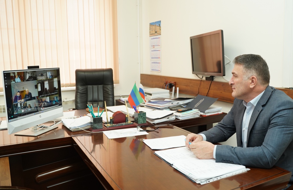 Администрация Хасавюртовского района приняла участие в работе совещания в режиме видеоконференцсвязи Министерства сельского хозяйства и продовольствия РД