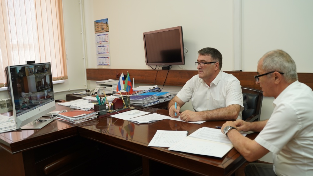 Администрация Хасавюртовского района приняла участие в работе совещания в режиме видеоконференцсвязи Министерства сельского хозяйства и продовольствия РД