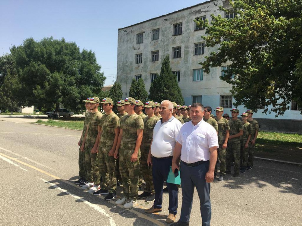 Учащиеся Хасавюртовского района проходят второй поток Учебных сборов в центре военно-патриотического воспитания молодёжи «Авангард»