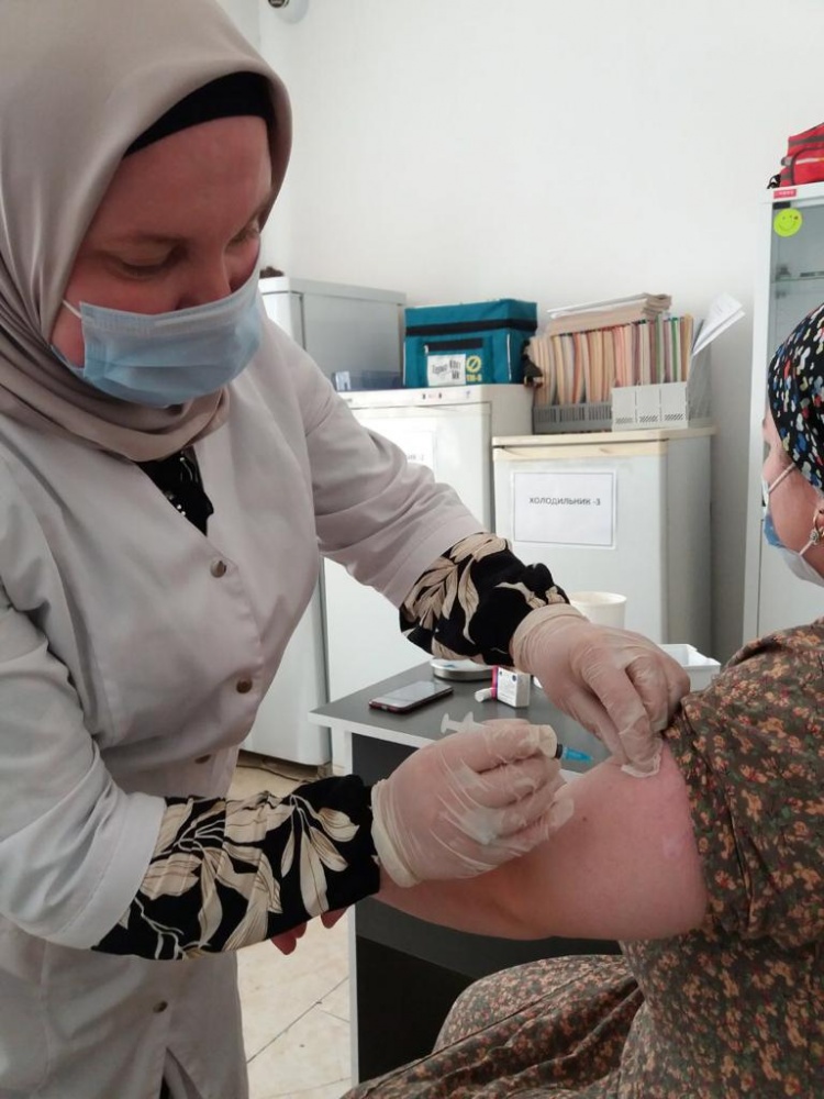 В Хасавюртовском районе продолжается вакцинация и ревакцинация населения