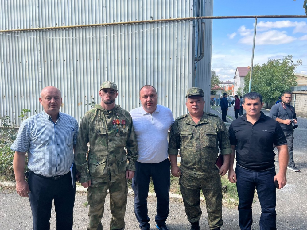 Очередная  группа мобилизованных граждан Хасавюртовского района направлена на организованные  сборные пункты