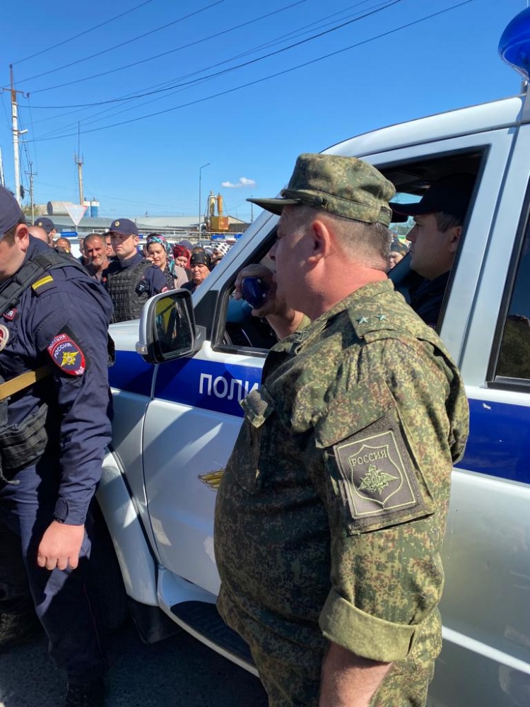 Общественная ситуация в селении Эндирей спокойная