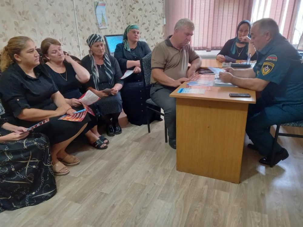 МКУ «Управление по делам ГО ЧС и МП Хасавюртовского района  продолжает  объектовые тренировки по профилактике ЧС