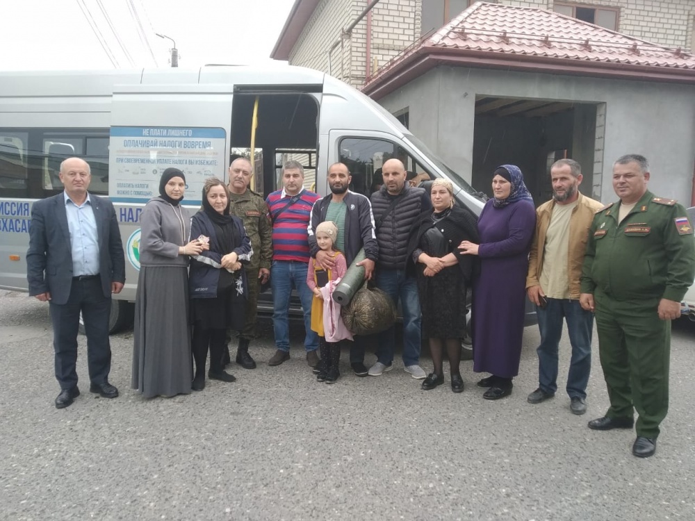 Очередная группа мобилизованных граждан Хасавюртовского района направлена на  сборные пункты