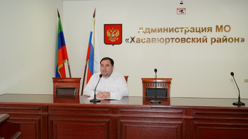 Глава  Хасавюртовского района принял  участие в работе  Правительственного  совещания    в режиме видеоконференцсвязи под руководством Сергея Меликова