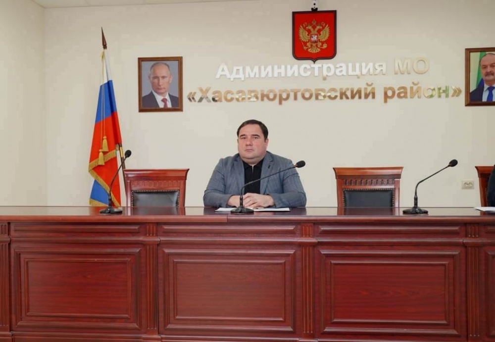 Глава  Хасавюртовского района принял участие в работе  заседания Оперативного штаба РД в режиме видеоконференцсвязи под председательством  Сергея Меликова