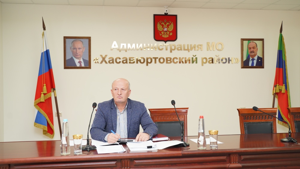 Администрация   Хасавюртовского района приняла  участие в работе заседания Республиканской межведомственной  Комиссии   в режиме видеоконференцсвязи под руководством Абдулмуслима Абдулмуслимова