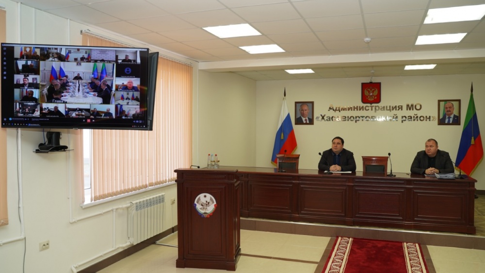 Глава  Хасавюртовского района принял участие в работе заседания Республиканской призывной комиссии РД и Оперативного штаба РД в режиме ВКС  под председательством Сергея Меликова