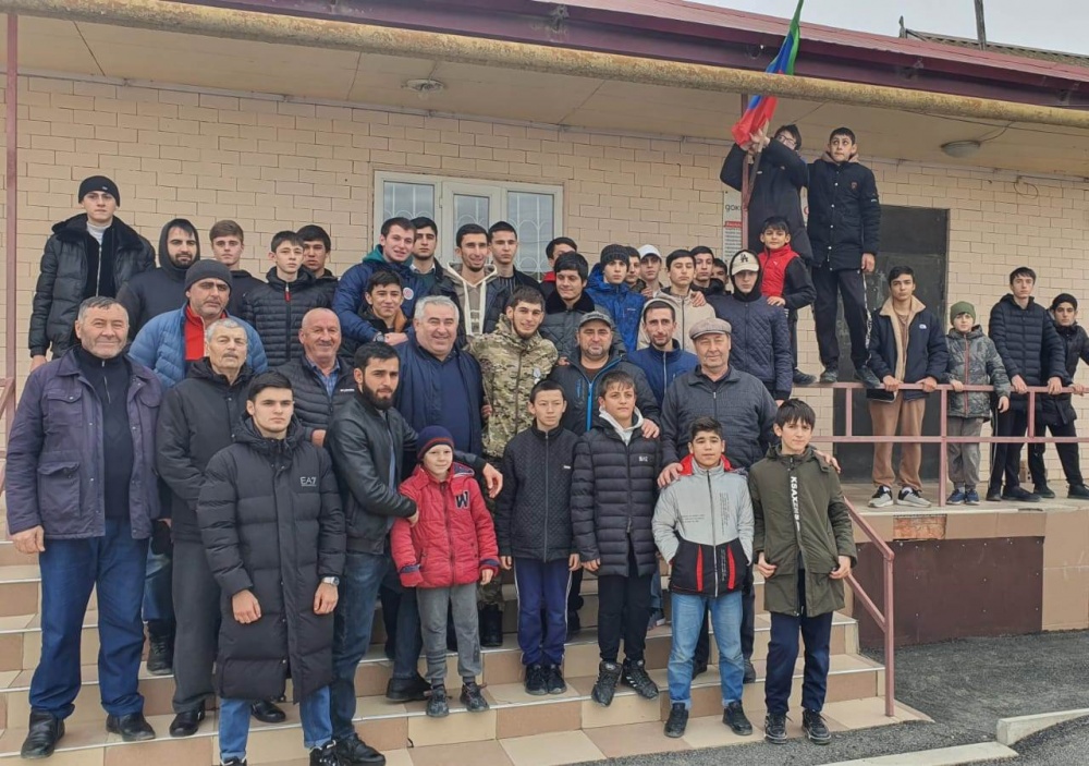 В Хасавюртовском районе встречали   прибывшего в отпуск участника СВО награжденного медалью « За отвагу»