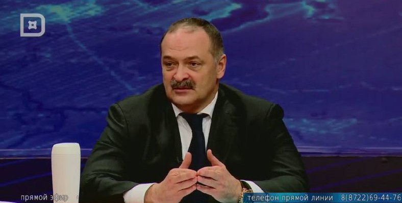 Глава Хасавюртовского района принял участие в прямом эфире Главы РД  Сергея Меликова