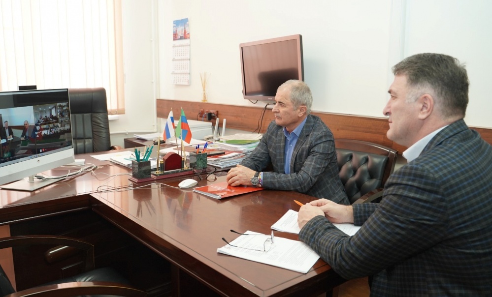 Администрация Хасавюртовского района приняла участие в работе совещания в режиме видеоконференцсвязи Министерства сельского хозяйства и продовольствия РД