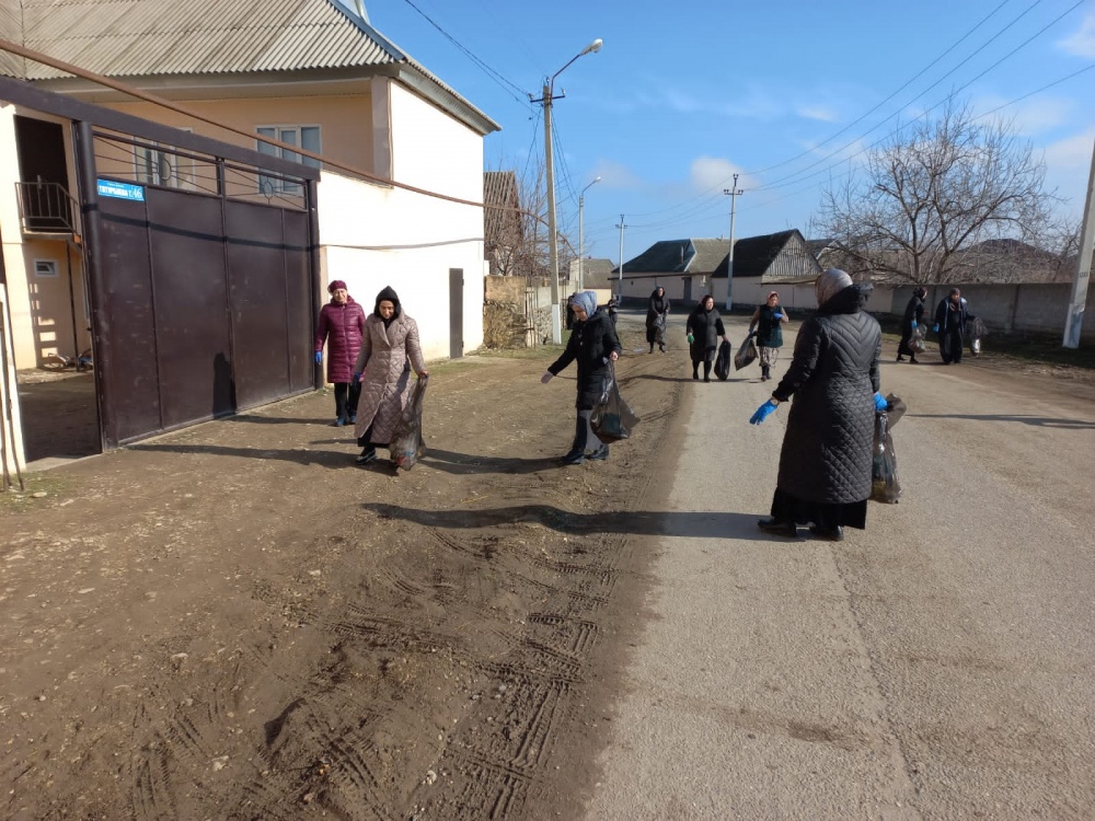 В поселениях Хасавюртовского района прошли весенние субботники  по благоустройству и санитарной очистке