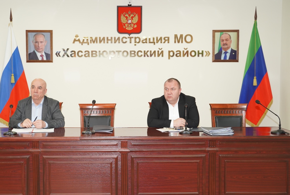 Администрация  Хасавюртовского района приняла участие в работе Правительственного совещания  режиме видеоконференцсвязи под руководством Абдурахмана Махмудова
