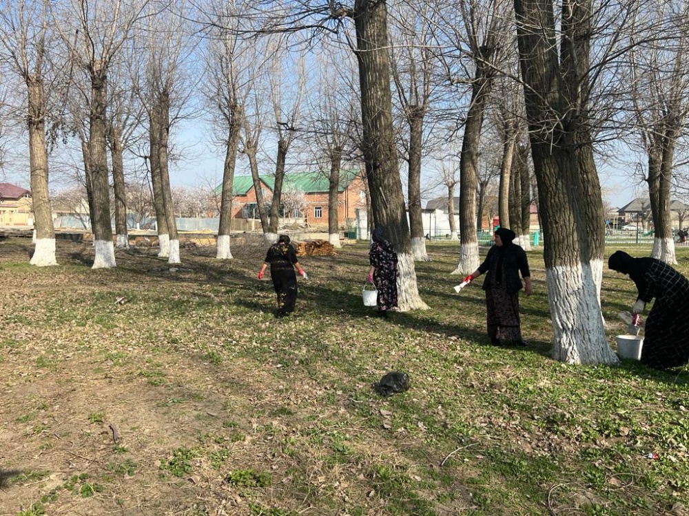В поселениях Хасавюртовского района продолжаются   весенние санитарно – экологические субботники