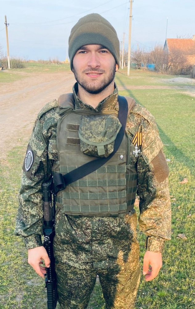 Мобилизованный участник  СВО из Хасавюртовского района отмечен государственной наградой — Георгиевским крестом 4 степени
