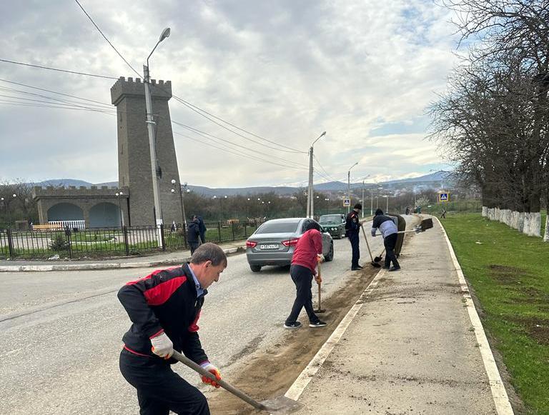 В поселениях Хасавюртовского района продолжаются   весенние санитарно – экологические субботники