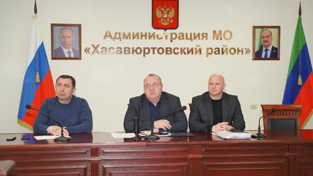 Администрация Хасавюртовского района приняла участие в работе Правительственного заседания  межведомственной Комиссии  в режиме видеоконференцсвязи под руководством Манвела Мажонца