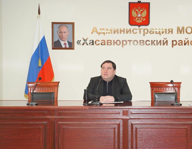 Глава   Хасавюртовского района принял участие в работе заседания Координационного совещания  по обеспечению правопорядка в РД в режиме видеоконференцсвязи под руководством Сергея Меликова