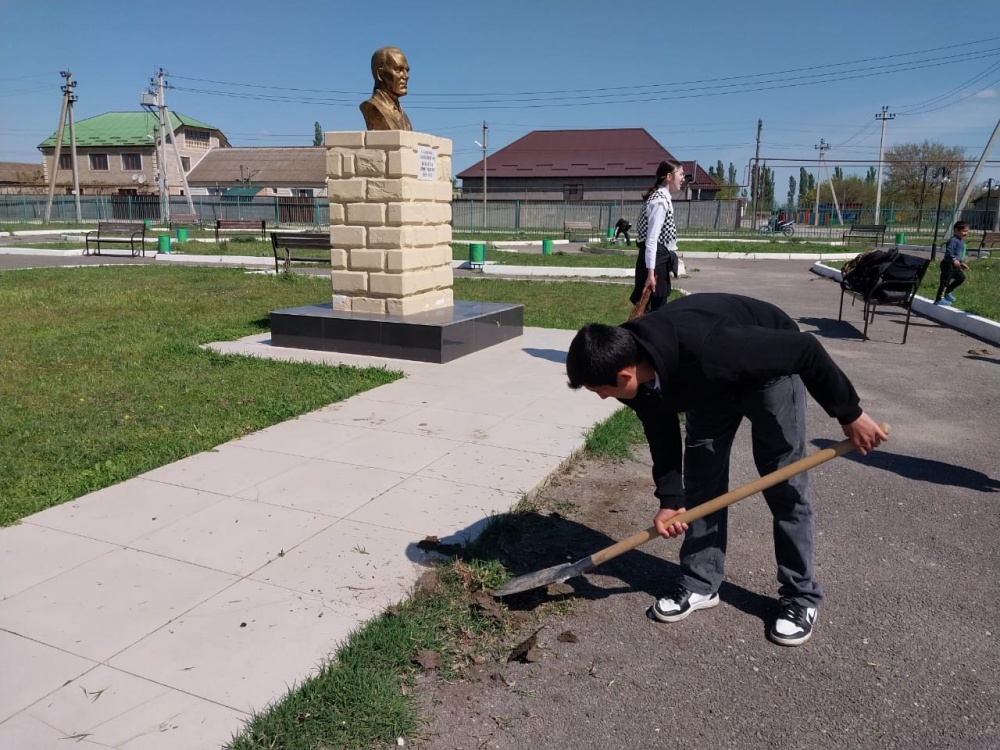 В поселениях Хасавюртовского района продолжаются   весенние санитарно – экологические субботники