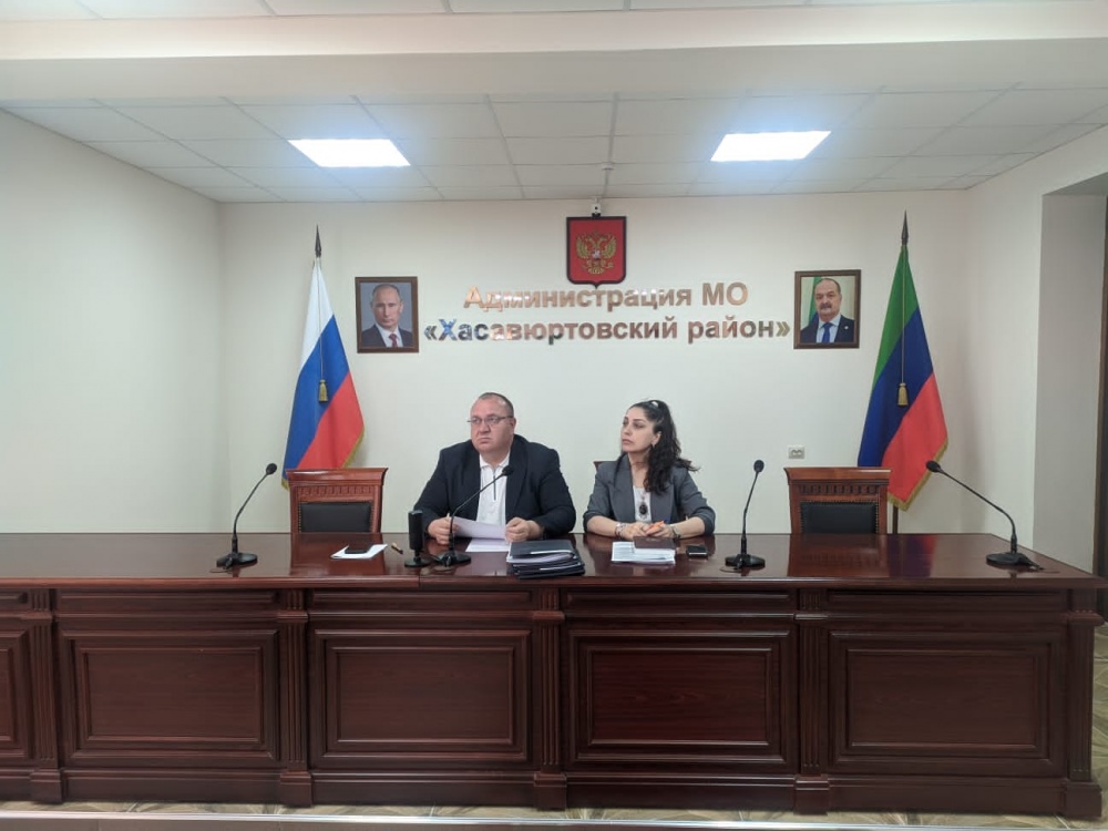 Администрация  Хасавюртовского района приняла  участие в работе Правительственного совещания в режиме ВКС по вопросам реализации на территории РД государственной программы РФ « Национальная система пр