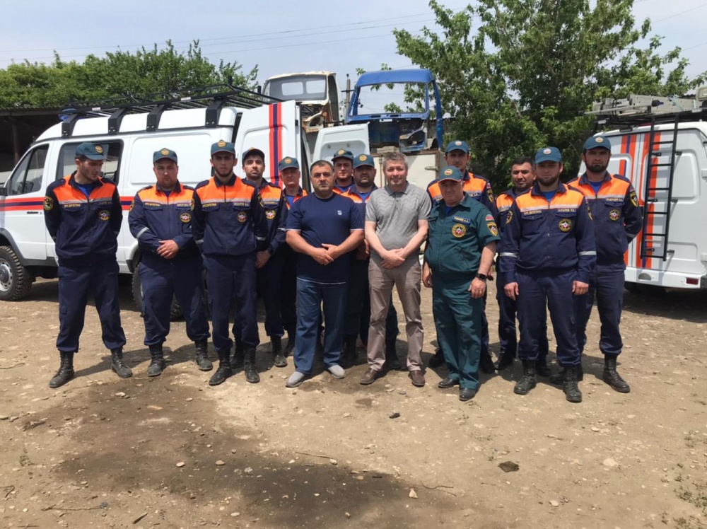 В Хасавюртовском районе продолжаются  учебные  занятия  по организации аварийно-спасательных работ при ликвидации последствий ДТП