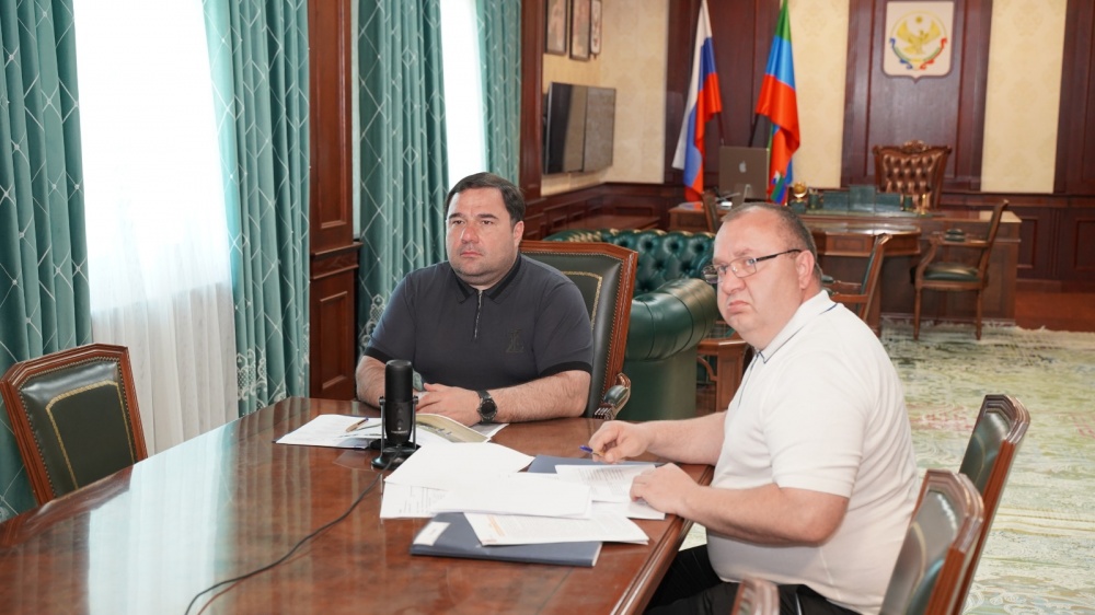 Глава  Хасавюртовского района принял участие в работе Правительственного совещания в режиме ВКС под руководством Абдулмуслима Абдулмуслимова