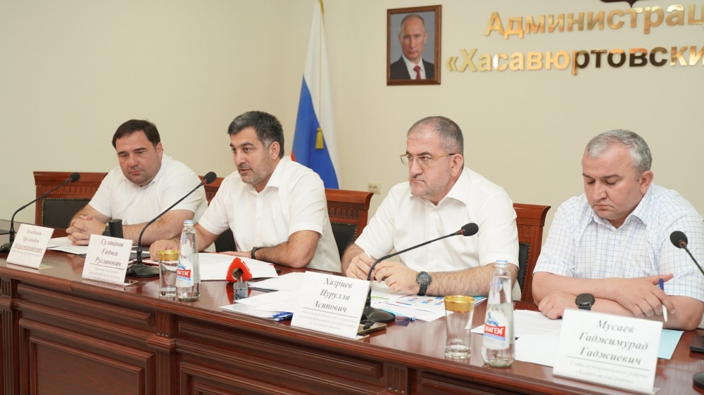 В администрации Хасавюртовского района состоялось совещание Северной зональной рабочей группы по увеличению доходной части бюджета РД