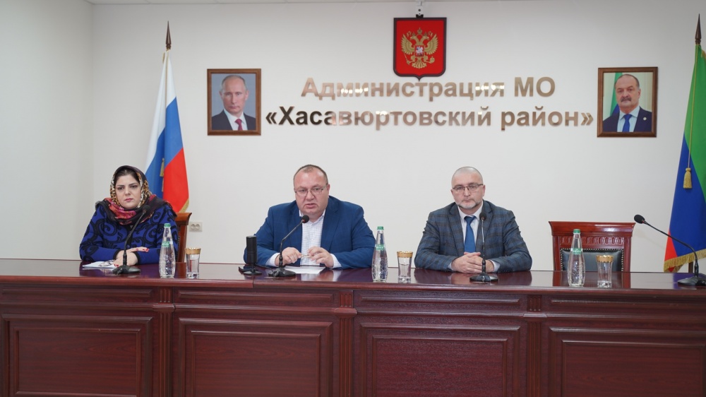 Представители министерства   по национальной политике и делам религий РД провели встречу с активом и духовенством  Хасавюртовского района